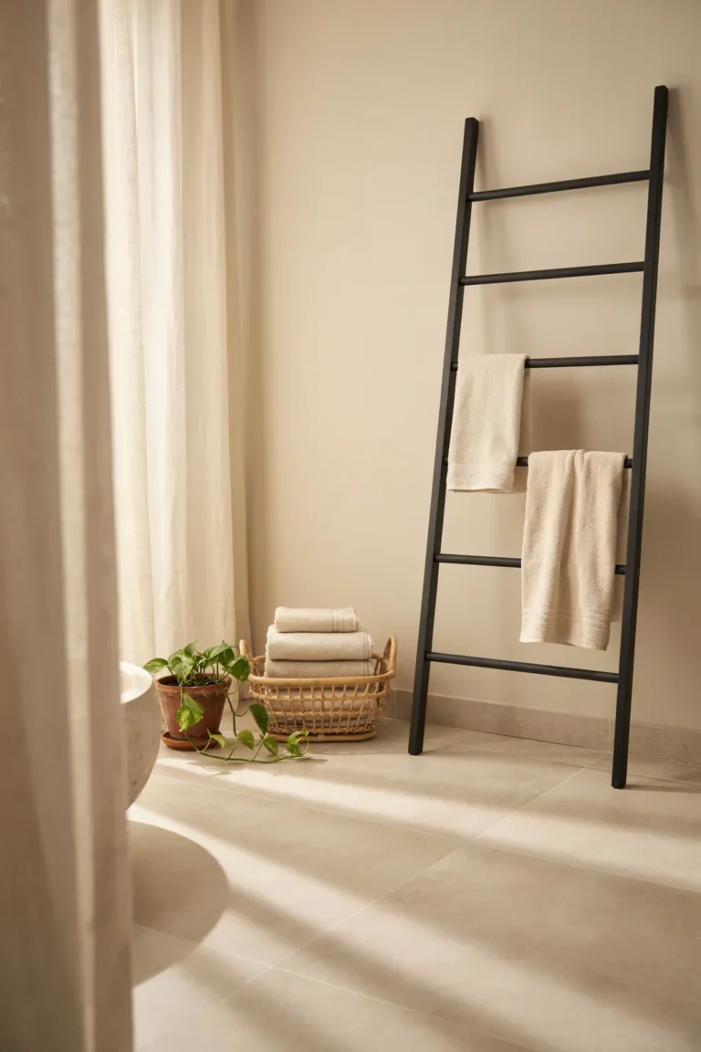 bathroom towel hanging ideas