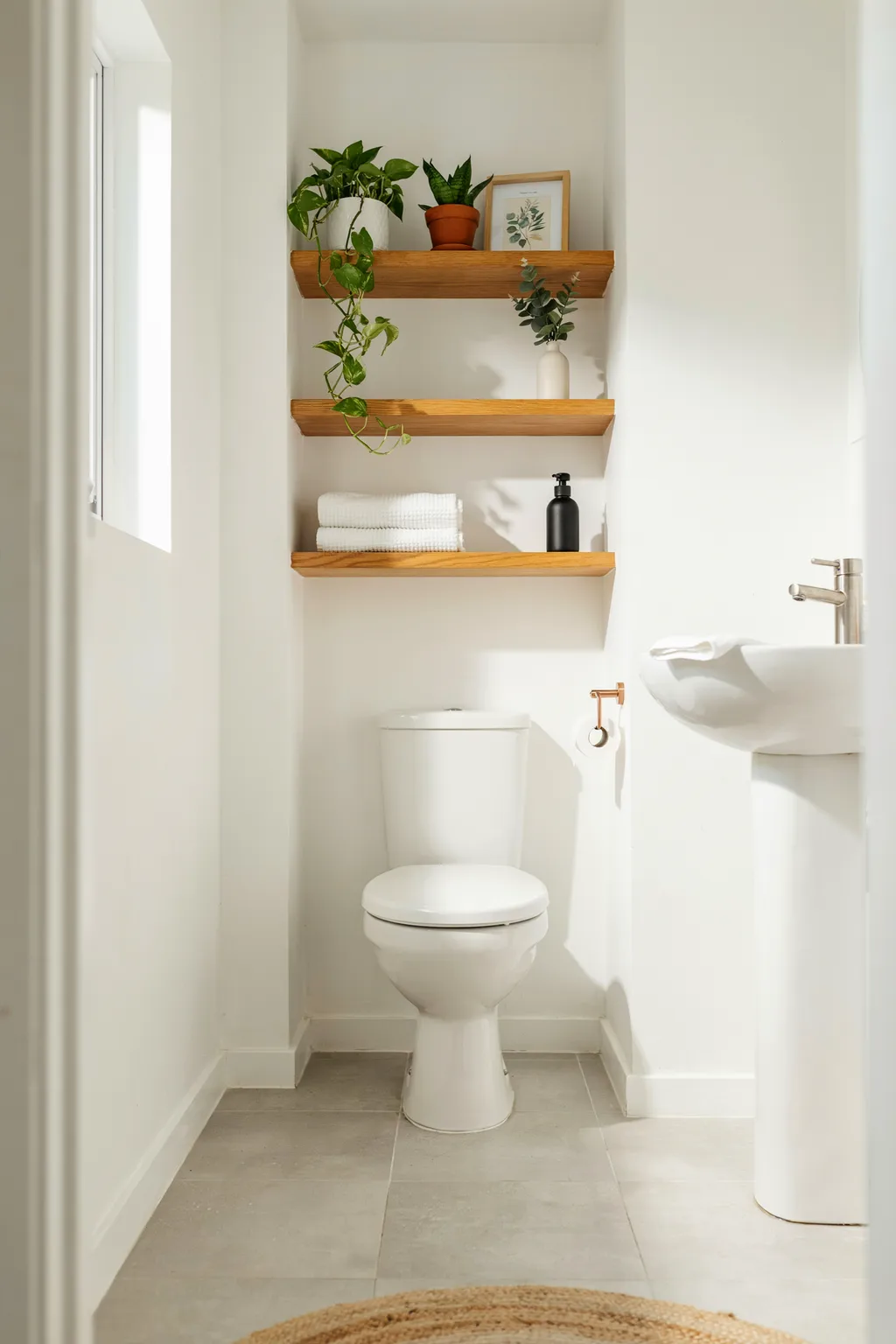 Floating Shelves Plus Plants Open A Room