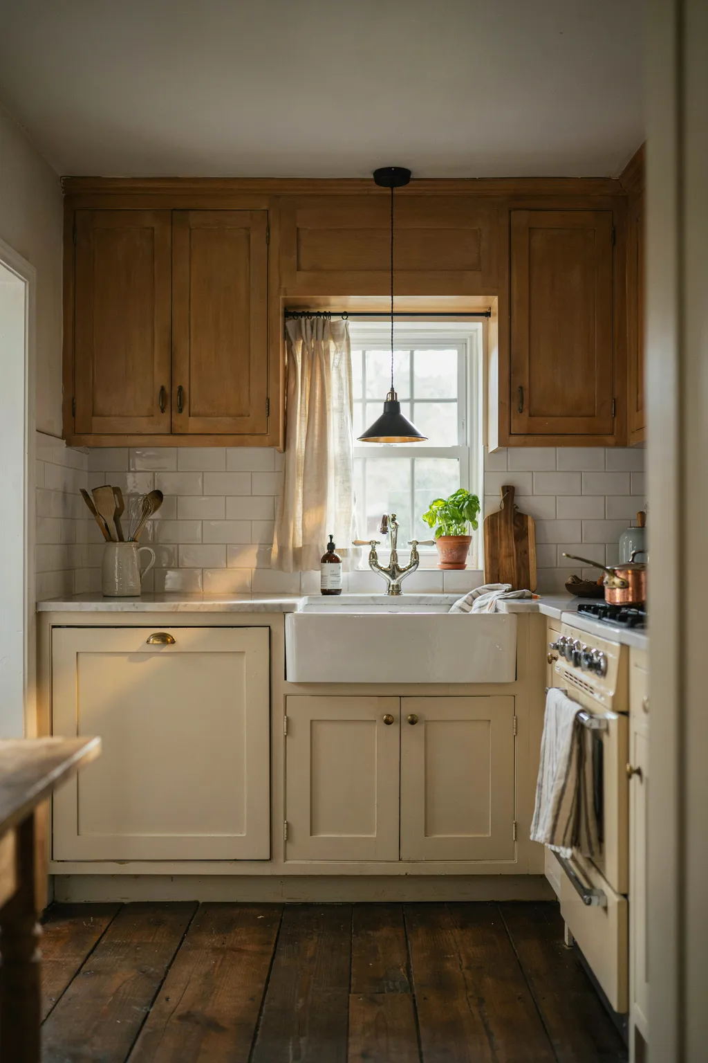 Rustic Small Kitchen With Modern Function