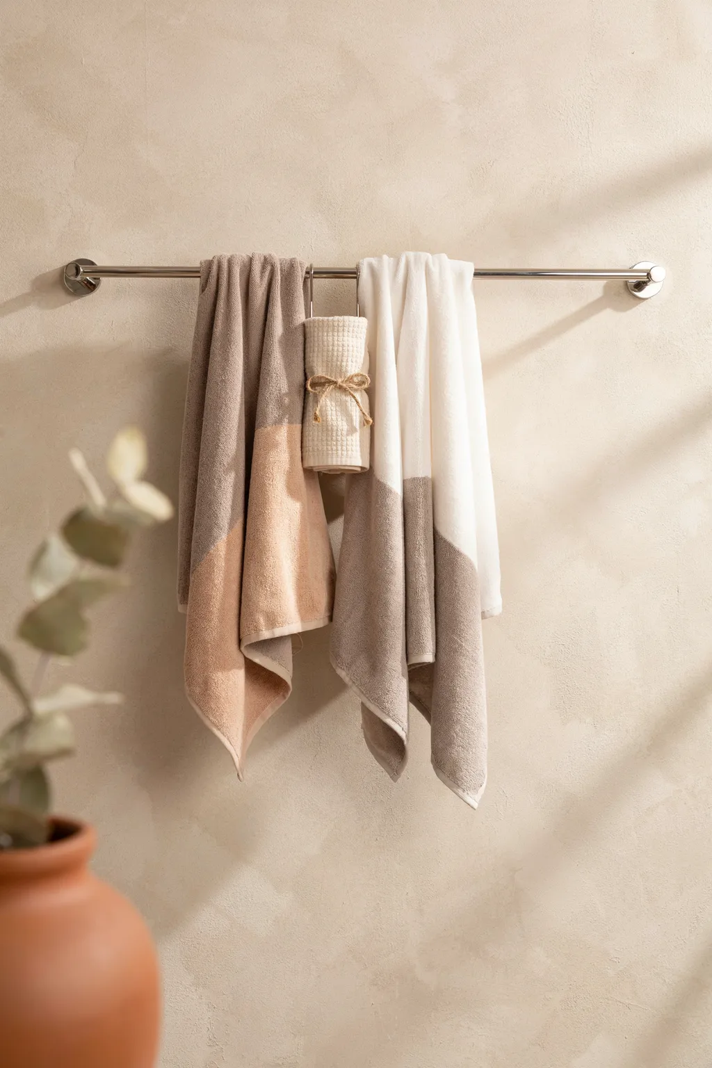 Two-Tone Towels That Look Designer