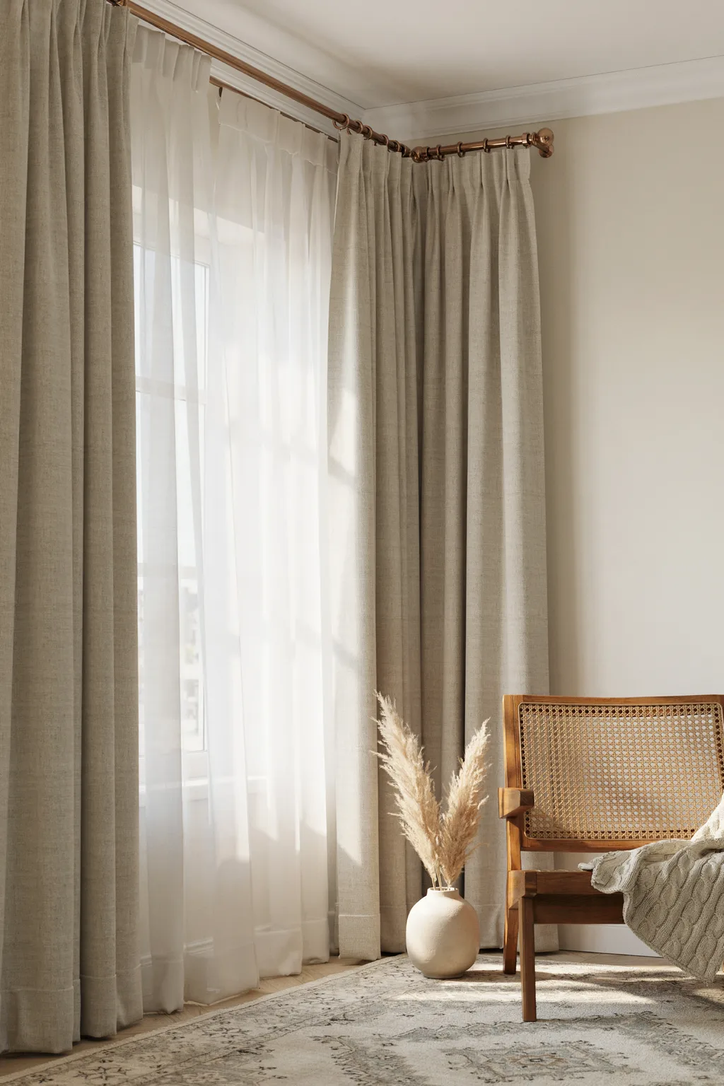 Heavy Panel Plus Sheer Combo