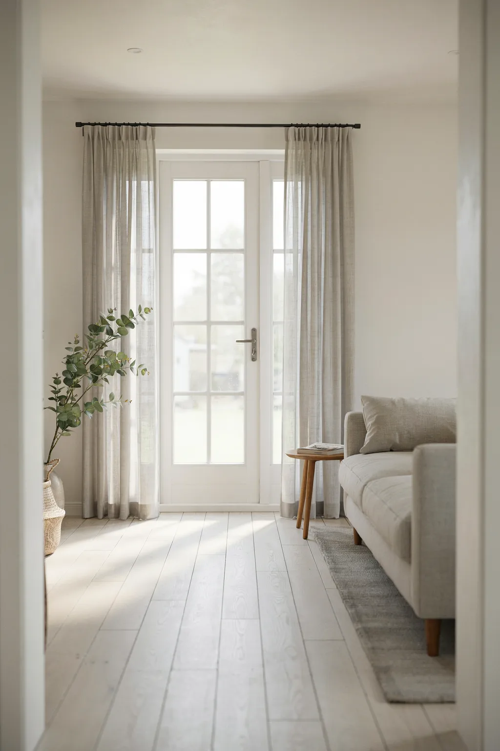 Soft Grey Grommet Panels