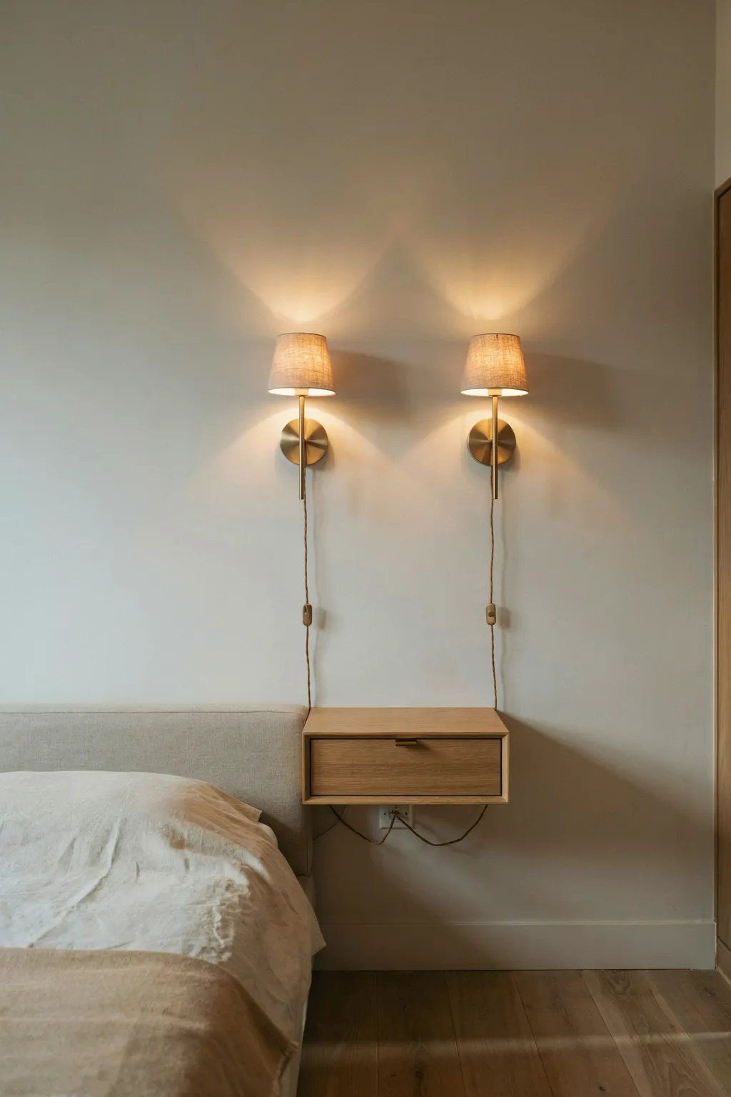 Free Up Your Nightstand With Sconces