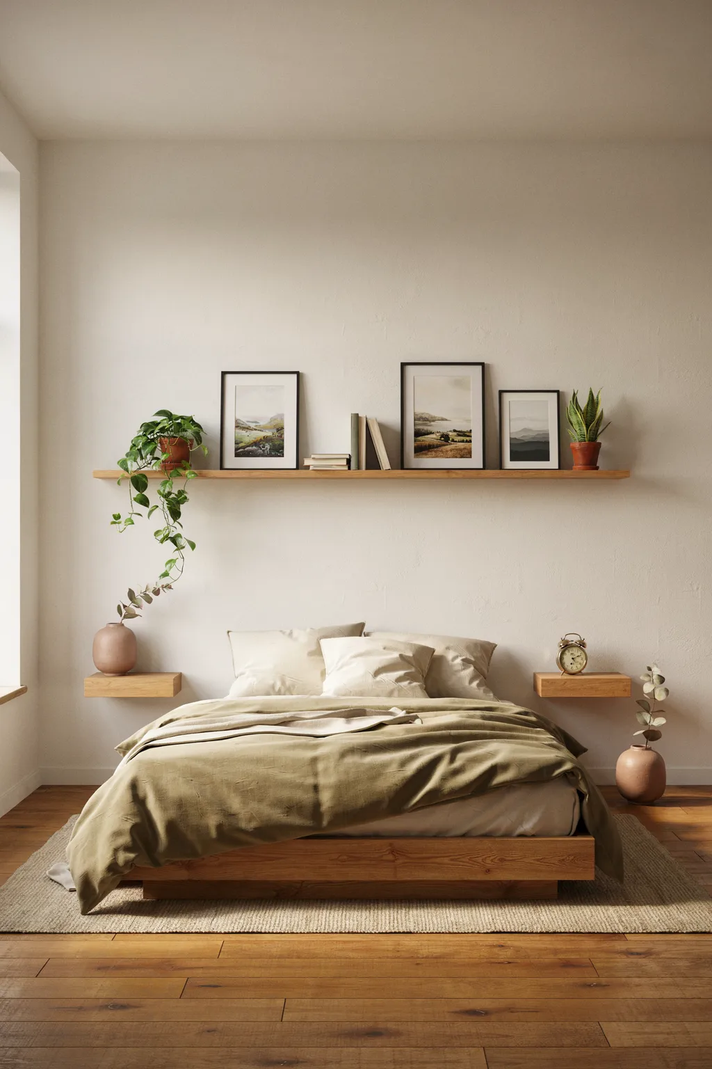 Go Low for a Calmer Bedroom