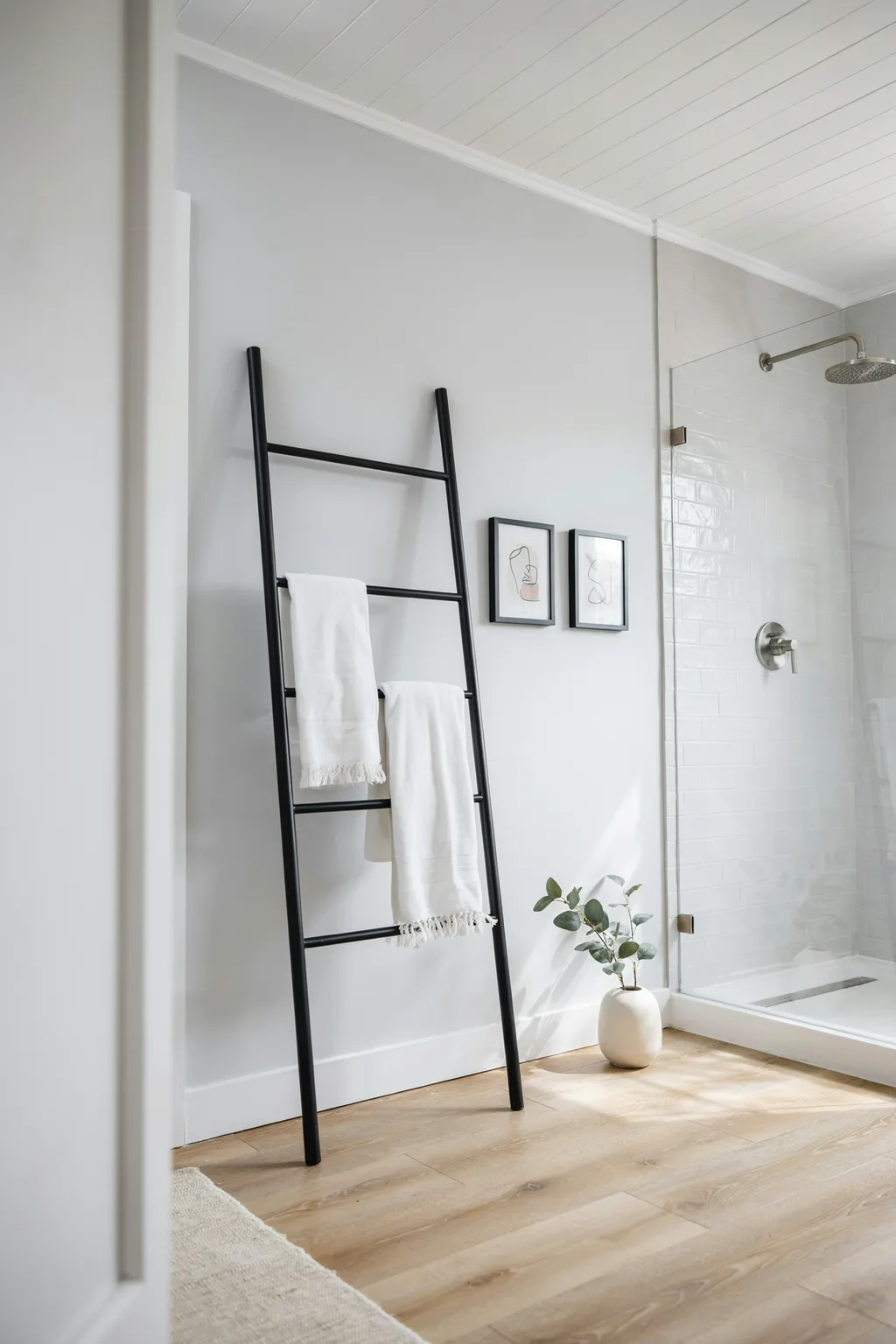 No-Drill Black Ladder Rack