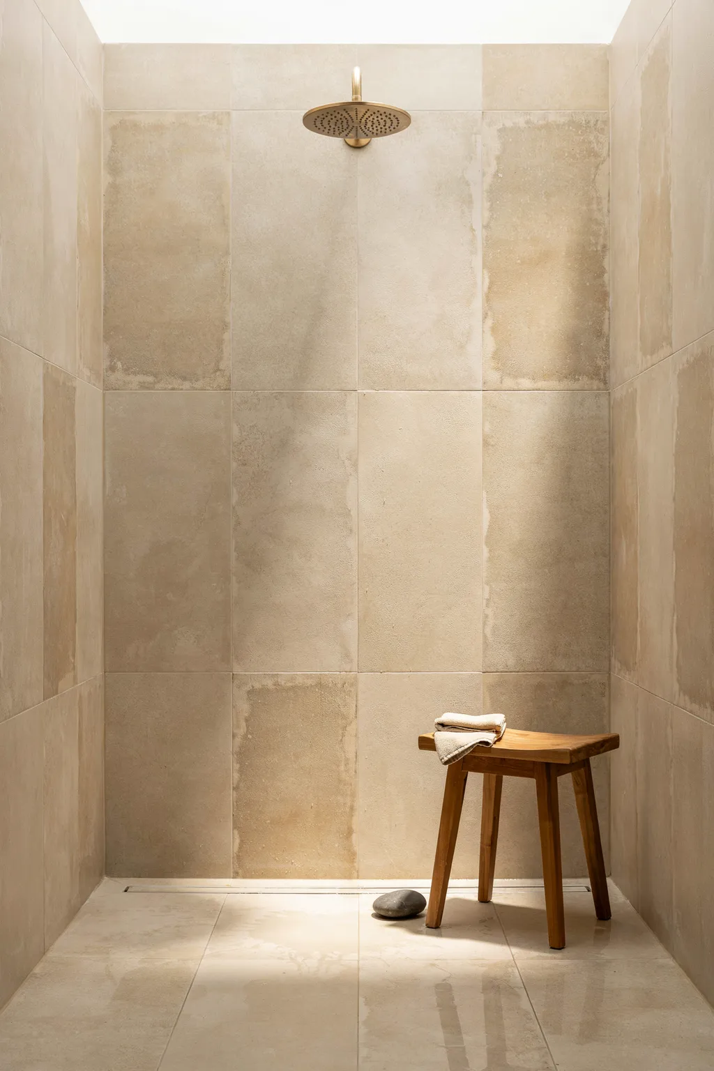 Earthy Shower That Feels Like a Spa