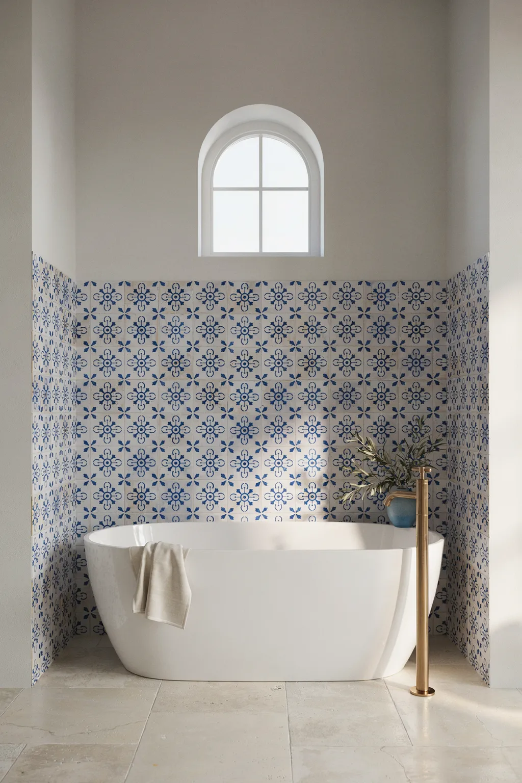 Tiled Tub Alcove That Steals the Show