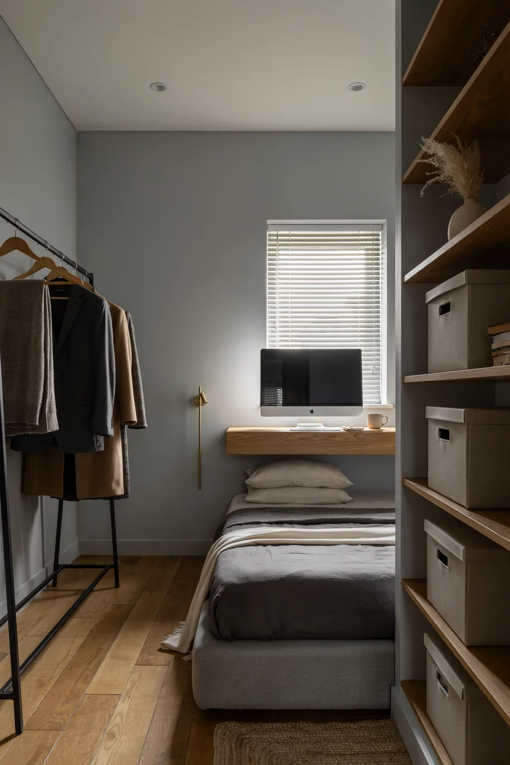 Garment Rack and Cube Storage