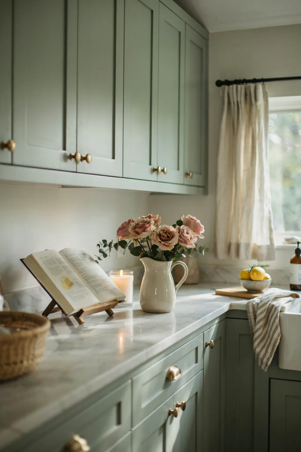 Romantic Kitchen Styling Corner
