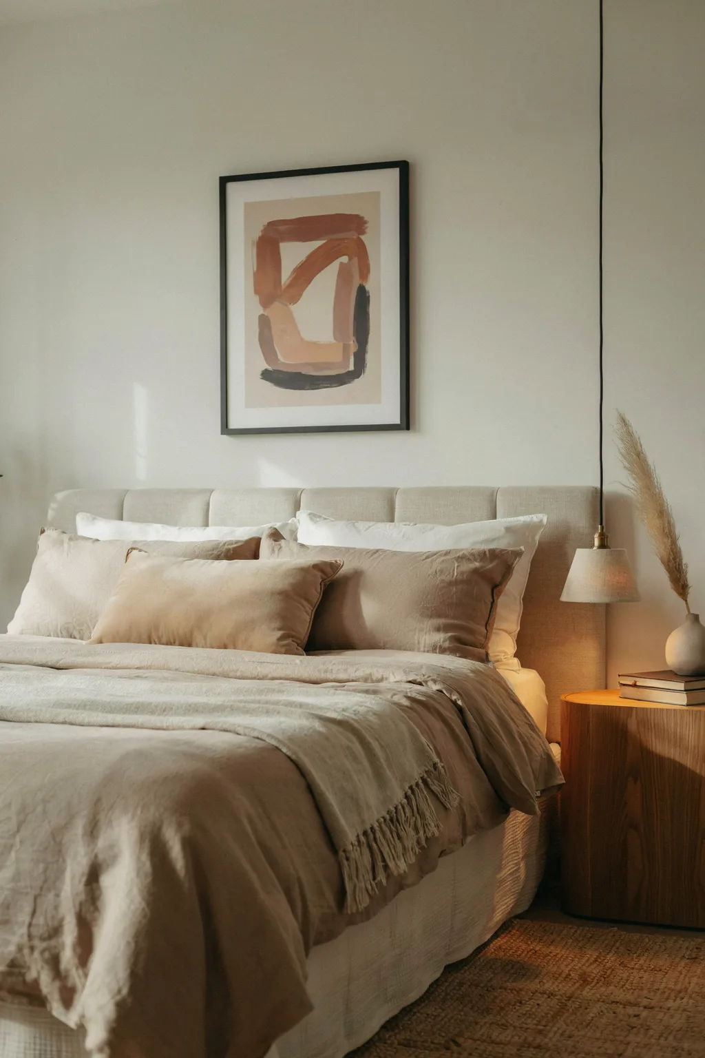 A Soft Headboard You Can Lean Into