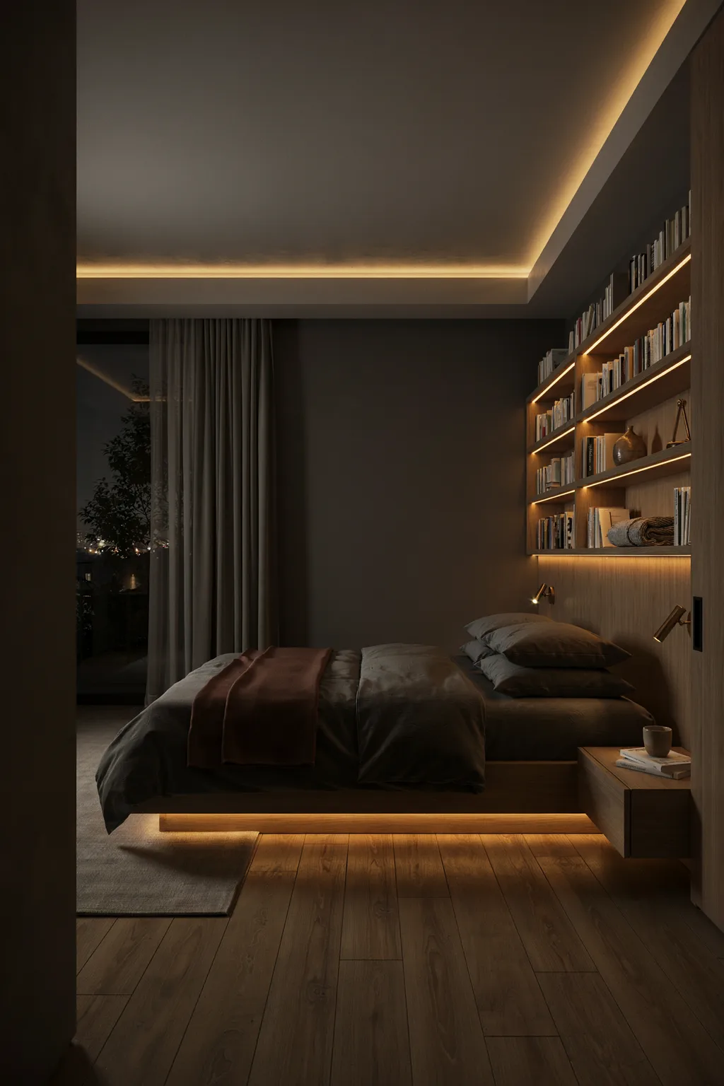 Full LED Layer System for Bedroom Lighting