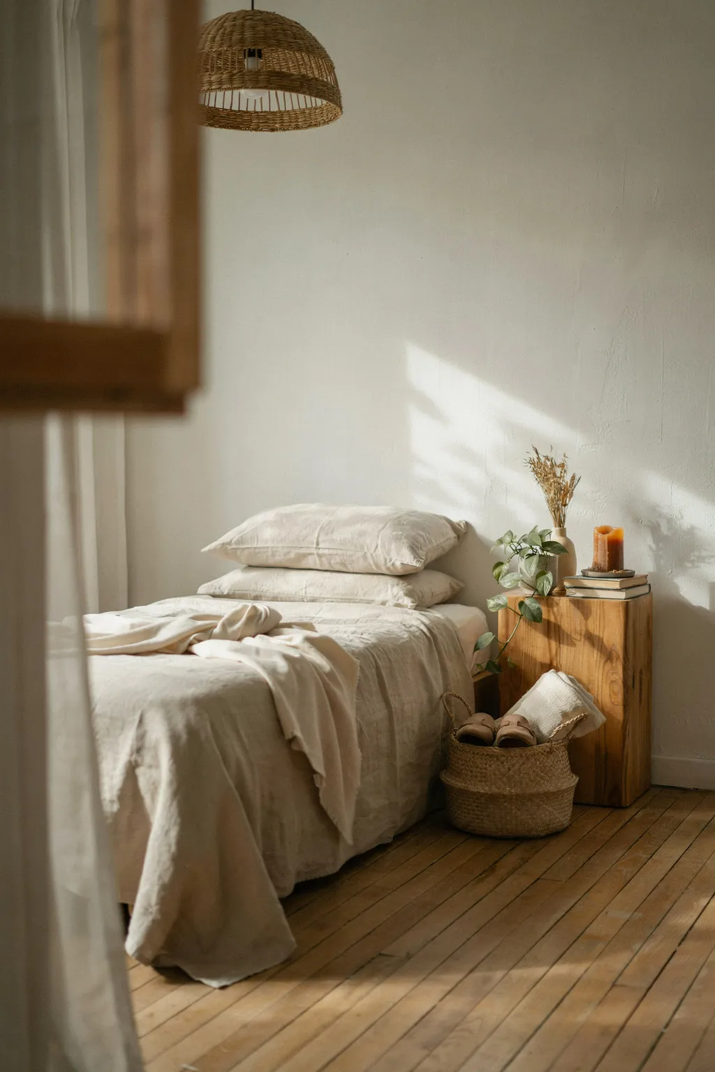 Add Natural Materials for Instant Warmth