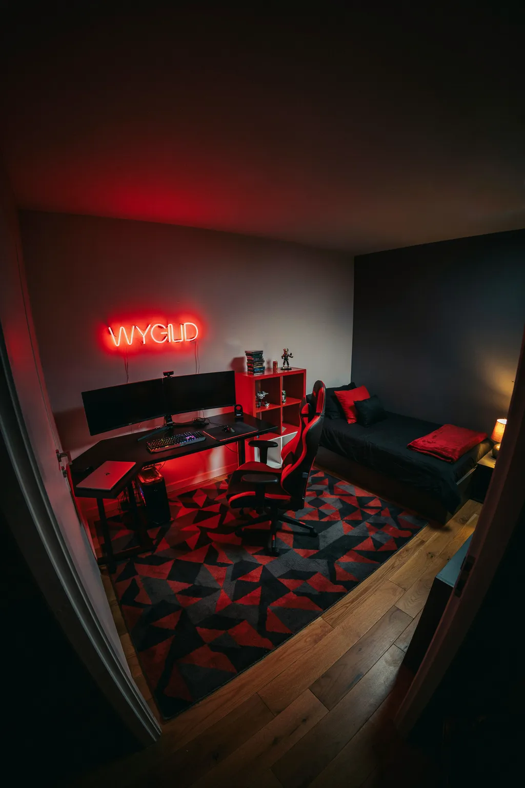 Red Neon Gaming Theme
