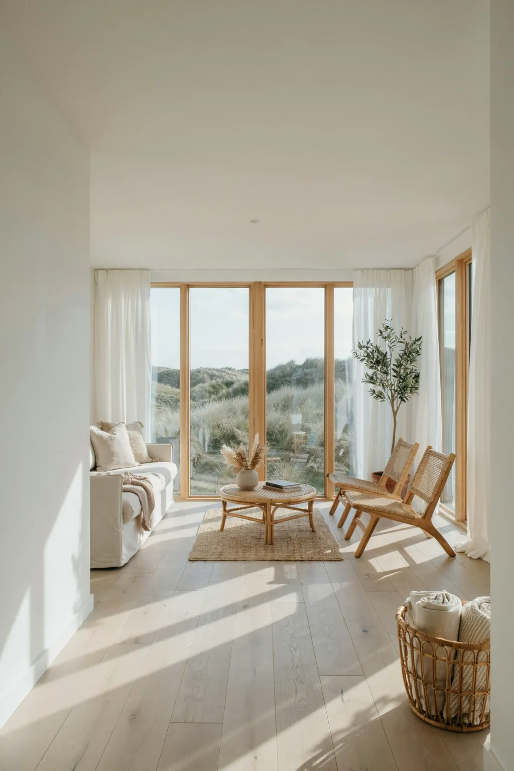 Big Windows and Breezy Light Decor