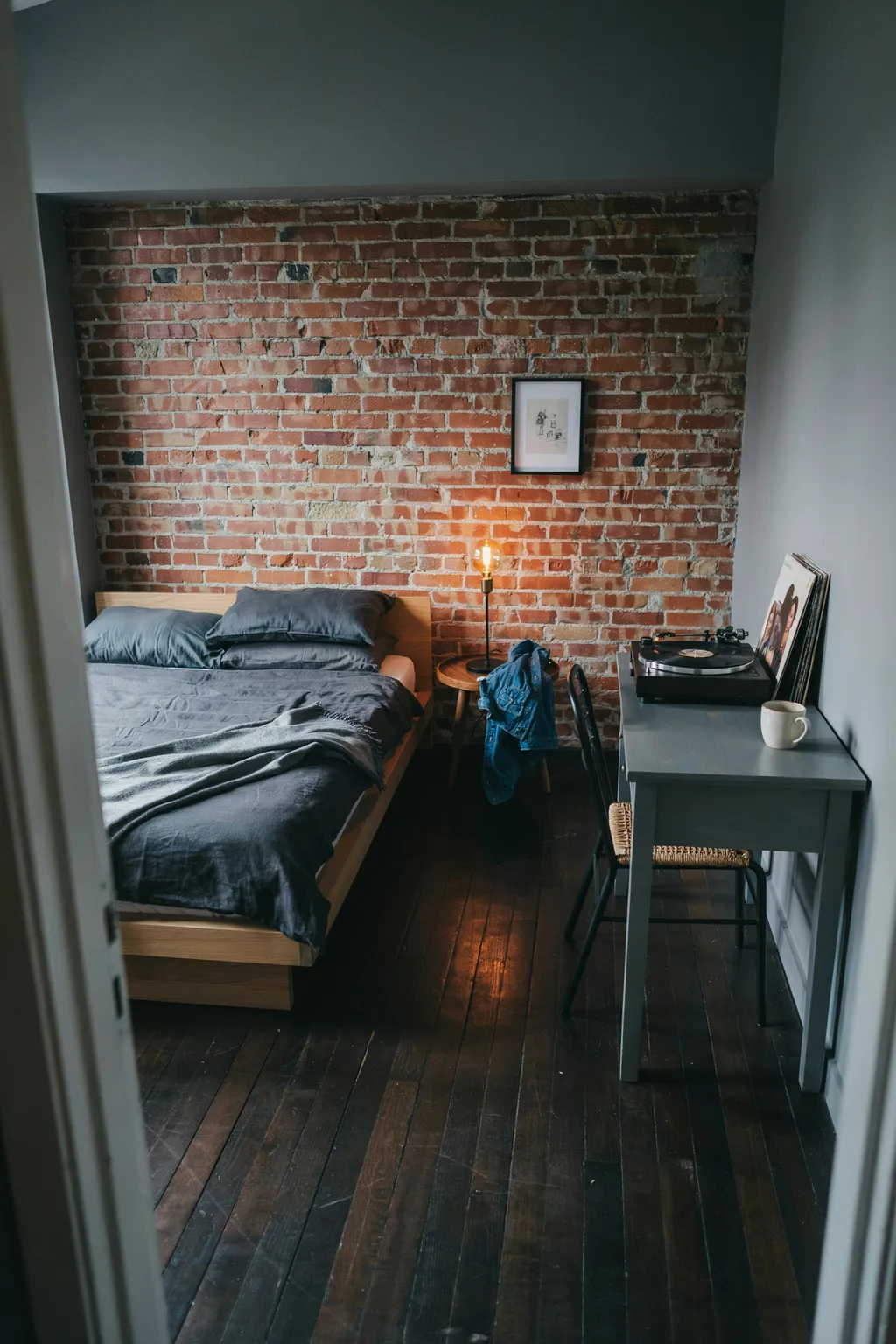 Industrial Brick and Vinyl