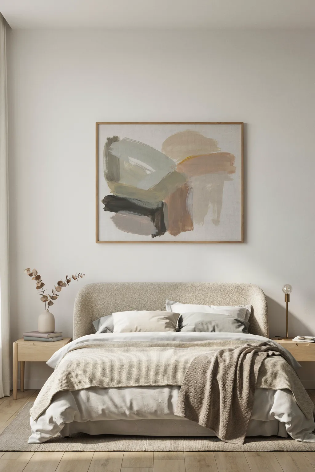The Right Height to Hang Bedroom Art