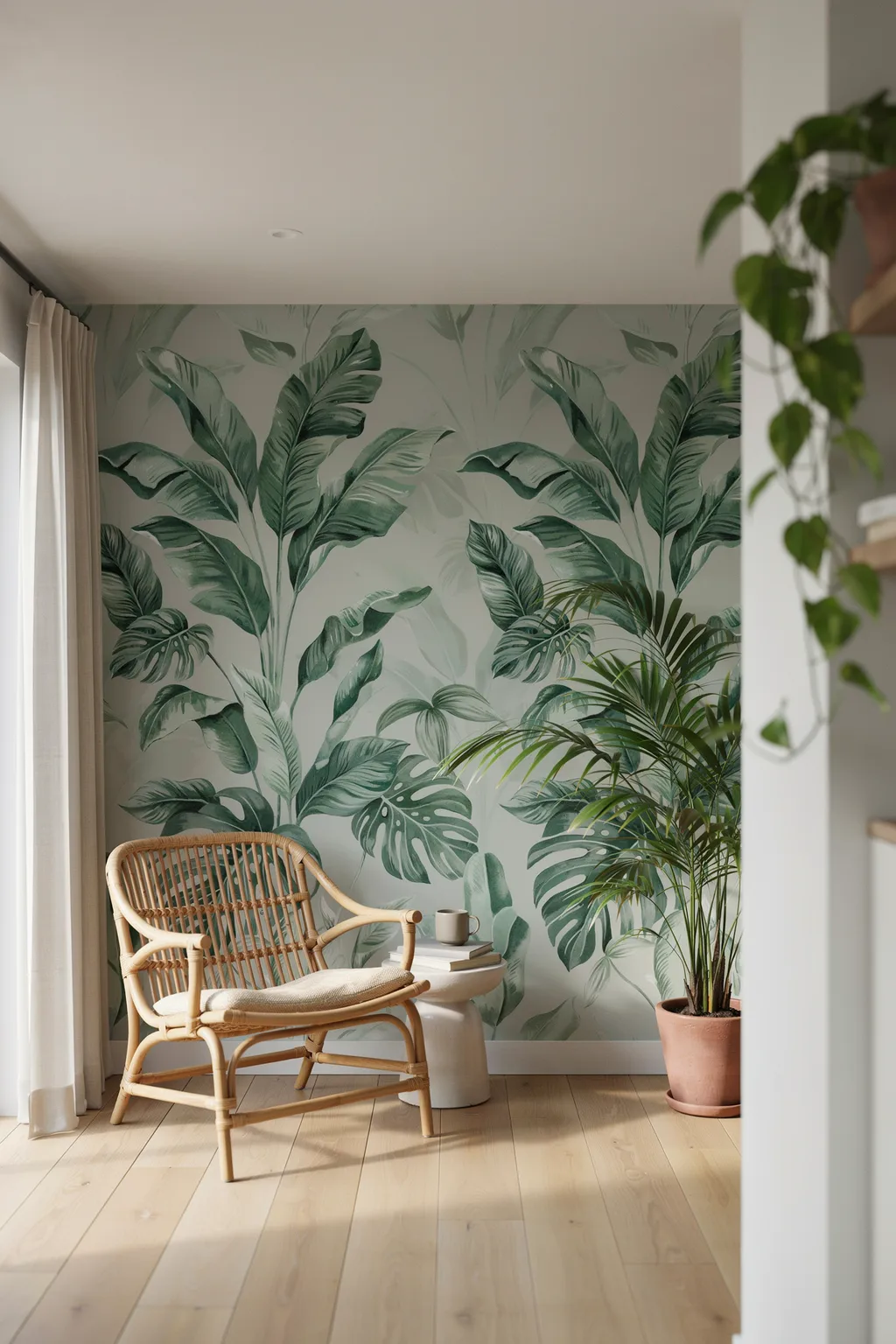 Big Tropical Leaves Need a Room That Can Take Them