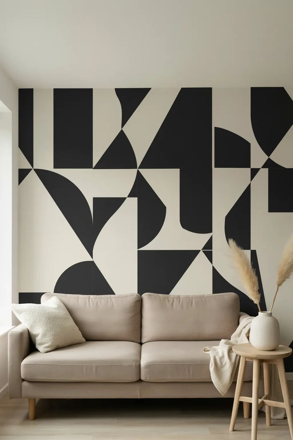 Black and White Geometrics: Contrast Does the Work