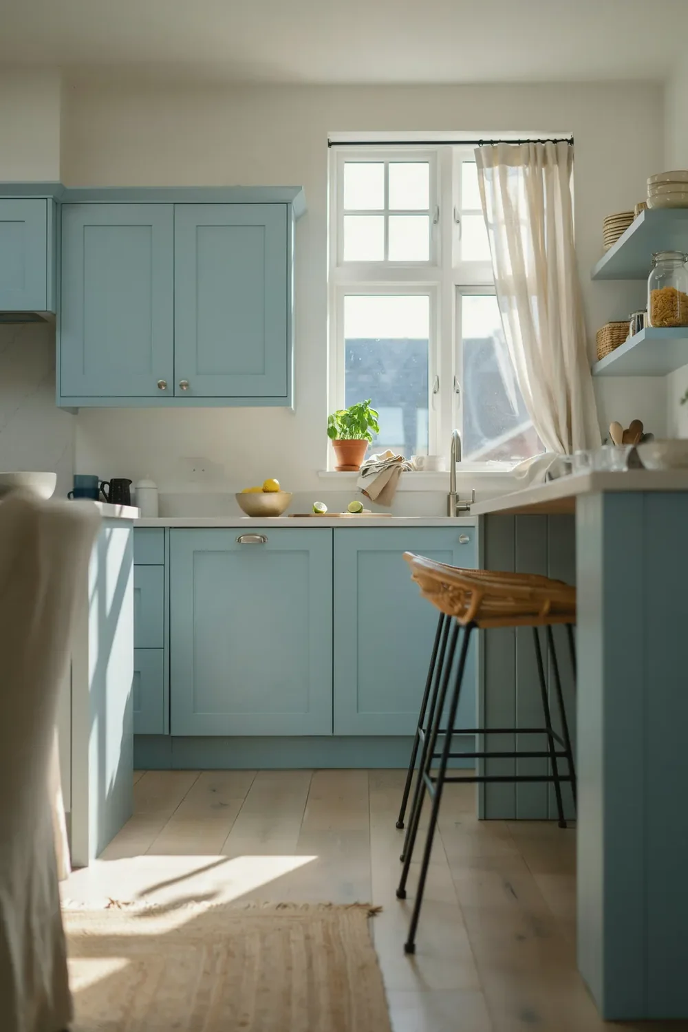 Build a Coastal Blue Kitchen