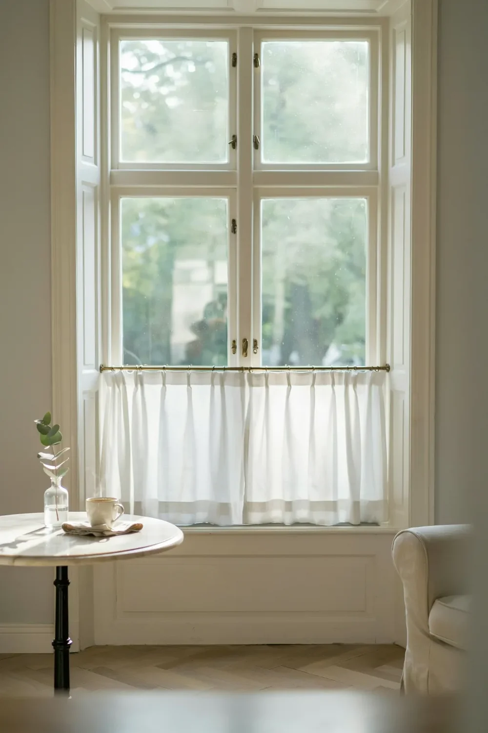 Cafe Curtains for Privacy Without Losing Daylight