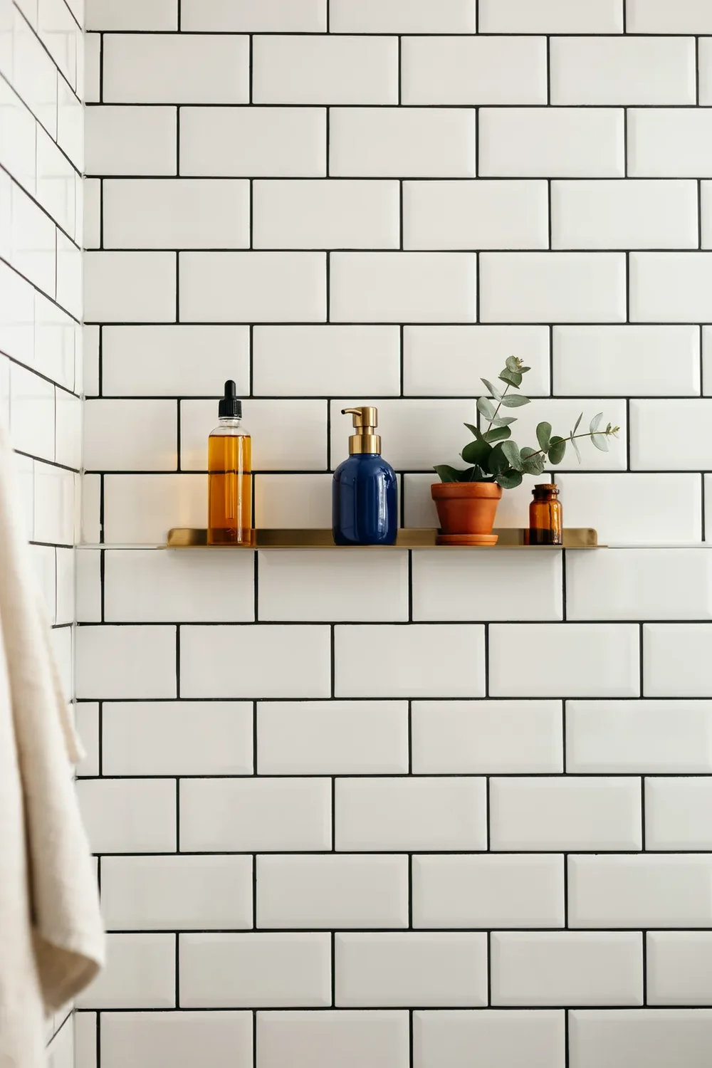 Frame the Tile With Black Grout