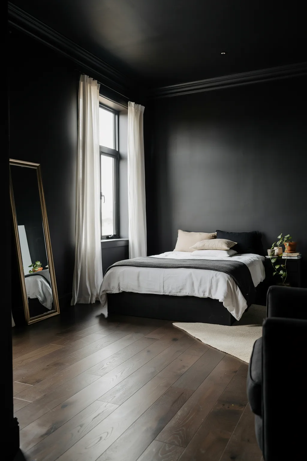 Hang a Large Mirror Opposite the Window