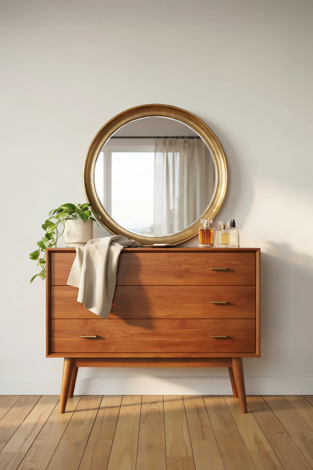 Hang a Mirror Above It to Double the Light