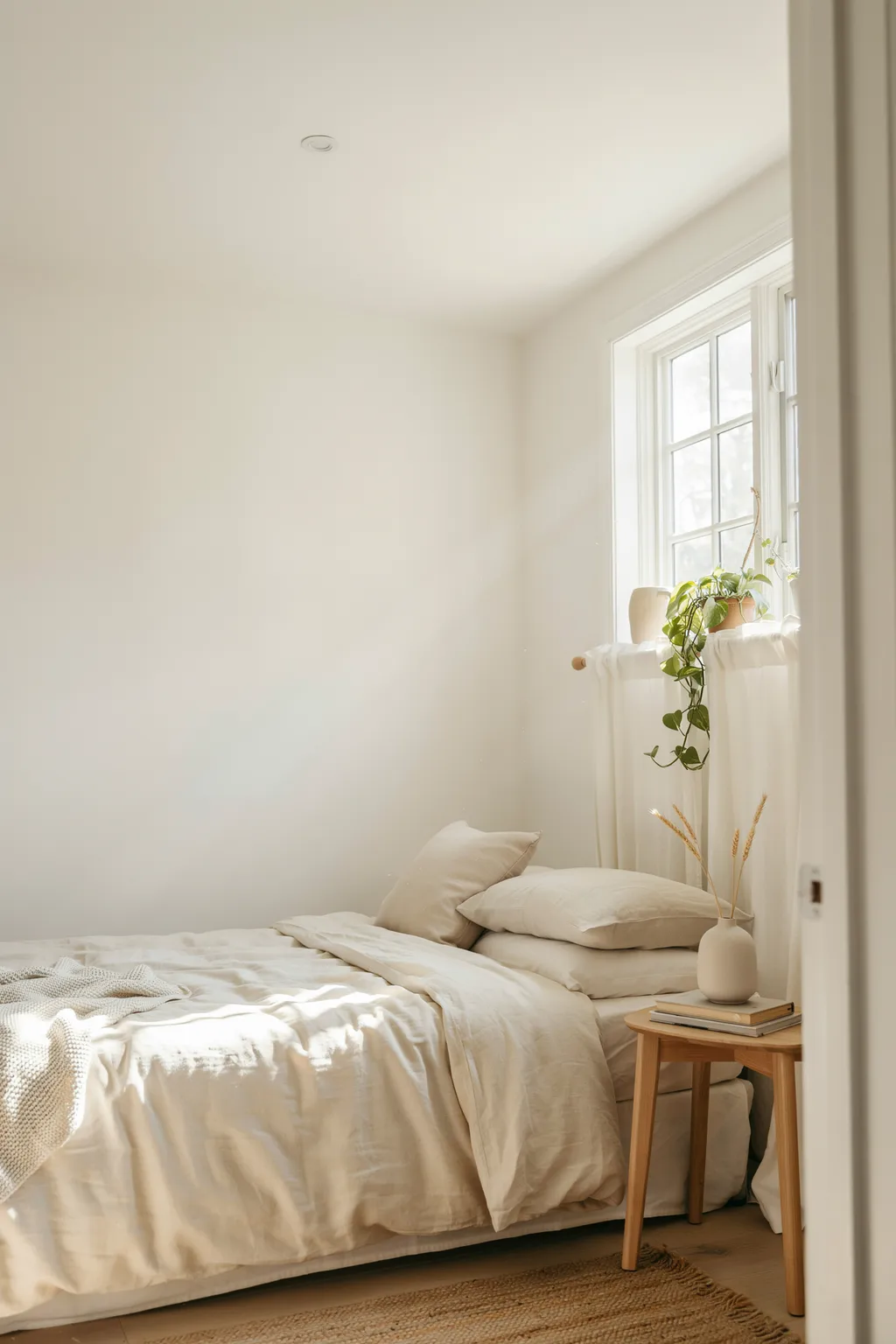 Hang Café Curtains and Let the Top Half of the Window Work