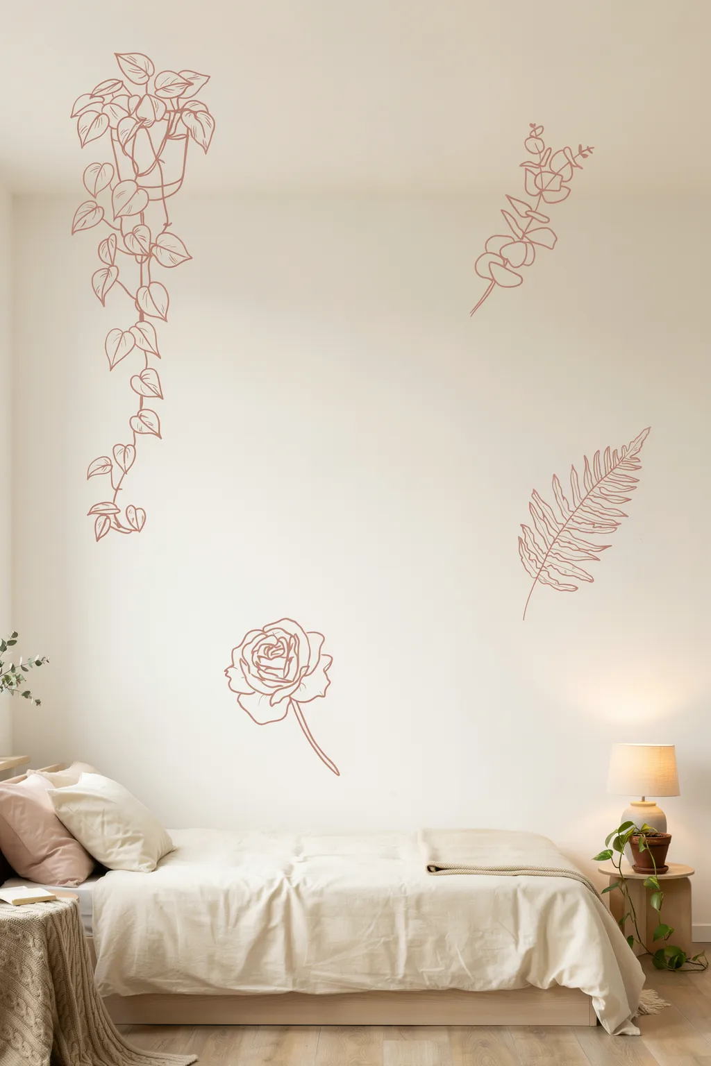 Line-Drawn Motifs for Rooms That Hate Fuss