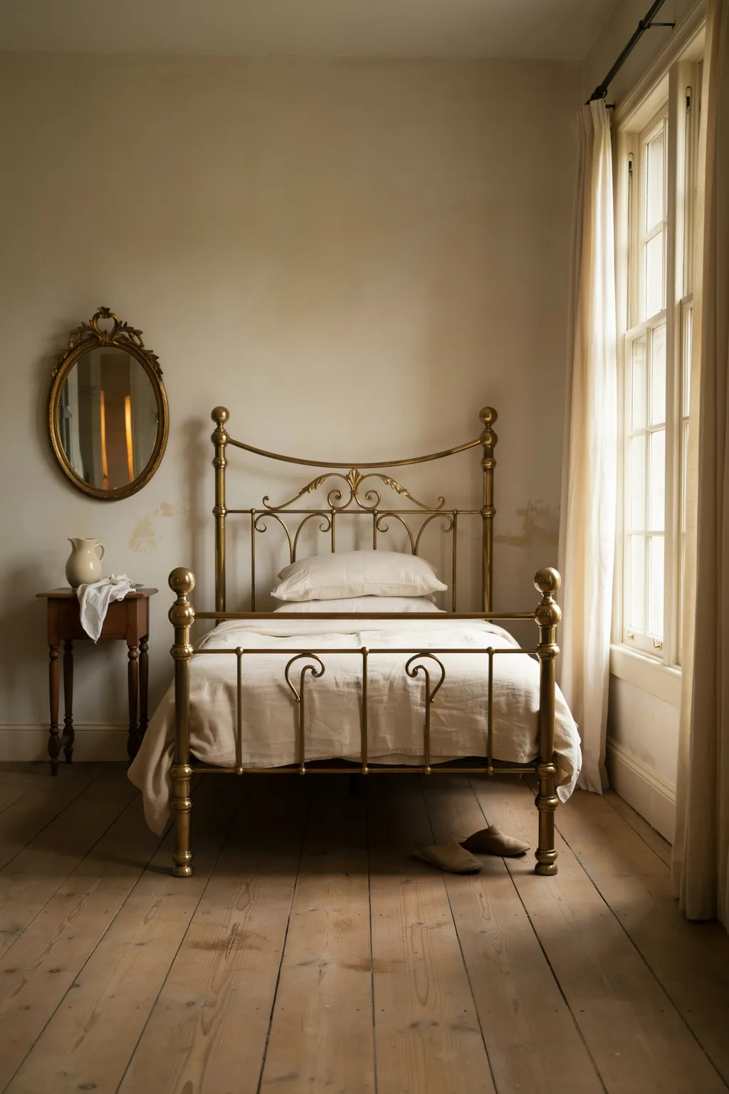 Make a Brass or Iron Bed the Centerpiece