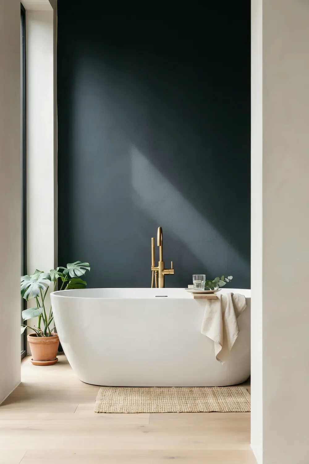 Paint One Black Accent Wall, Matte Not Gloss