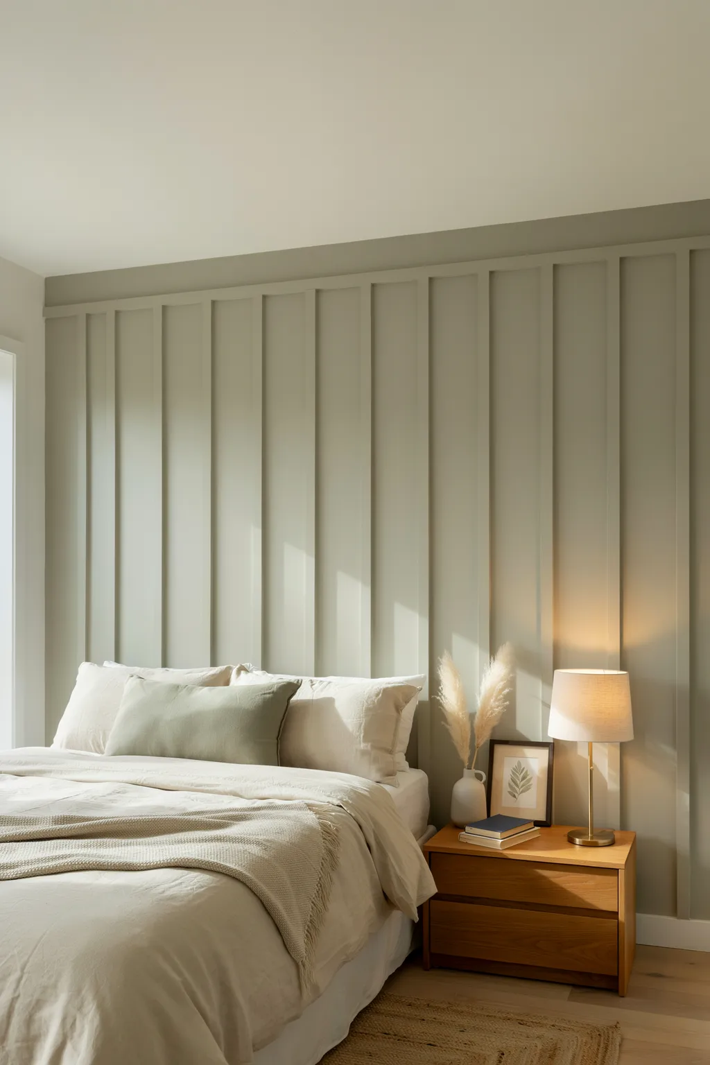 Painted Paneling in an Unexpected Color