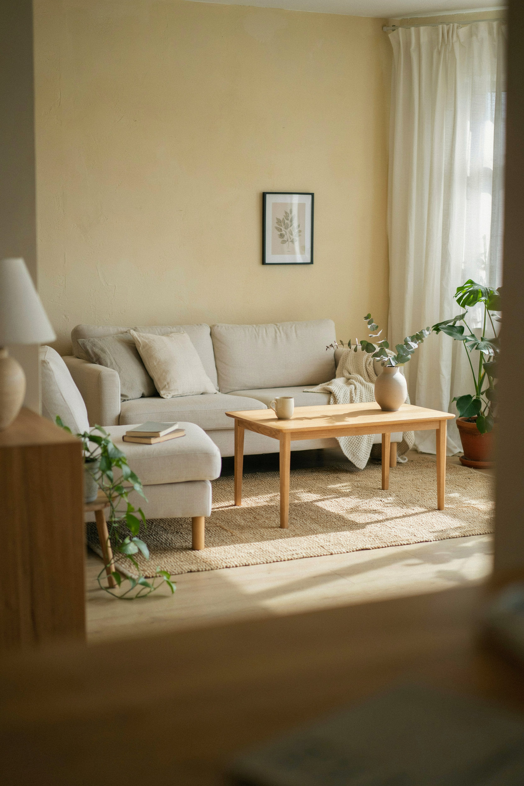 yellow living room ideas