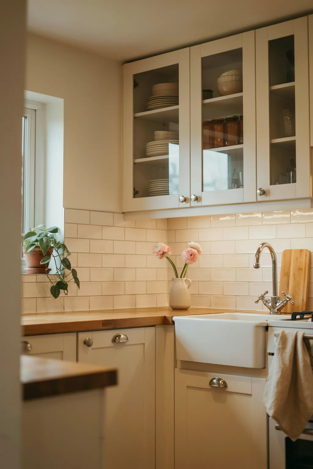 White Plus Wood Equals Bright And Warm