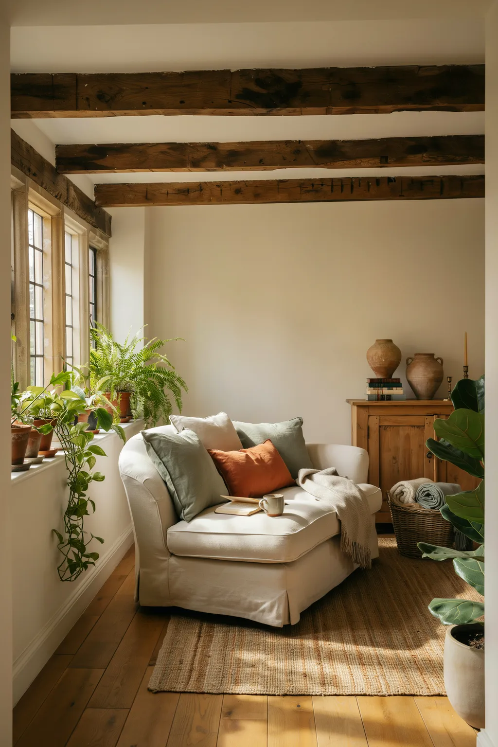 Play Up Timber Windows and Greenery