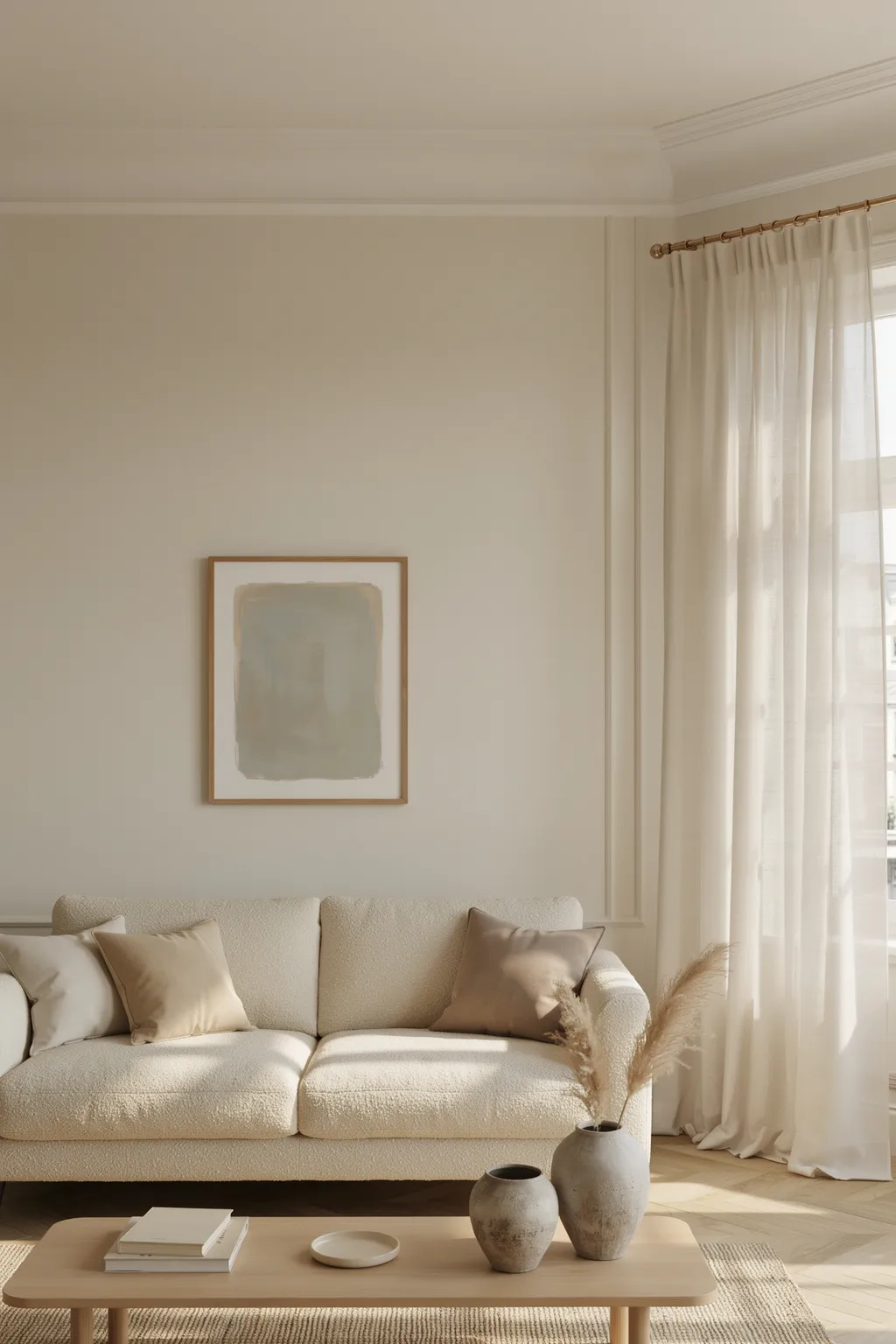 Add Molding and Puddled Linen Drapes