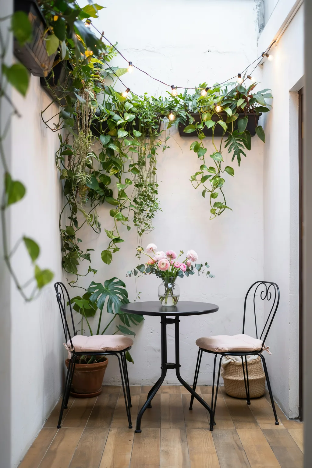 Cascading Plant Walls For Small Patios