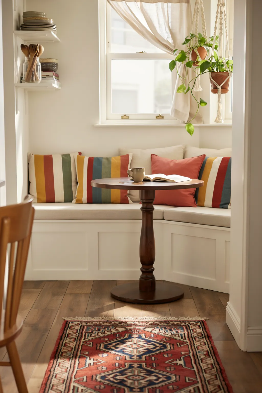 Squeeze A Breakfast Nook Into A Corner