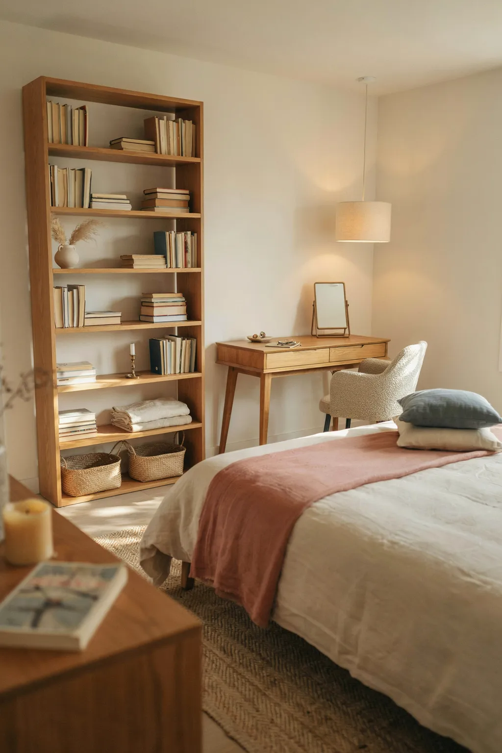 Tall Shelving Tricks for Small Rooms