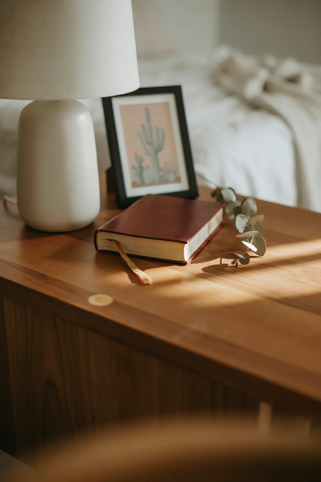 Desert Nightstand Styling in Three Pieces