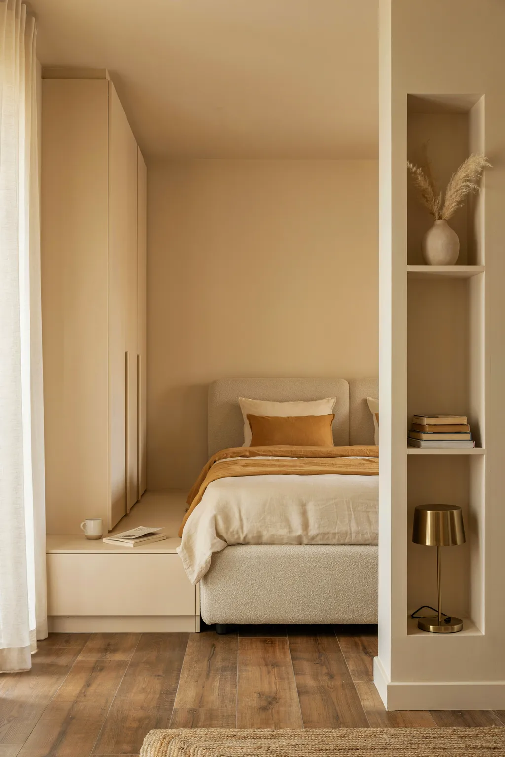Built-In Bedside Storage For Small Rooms