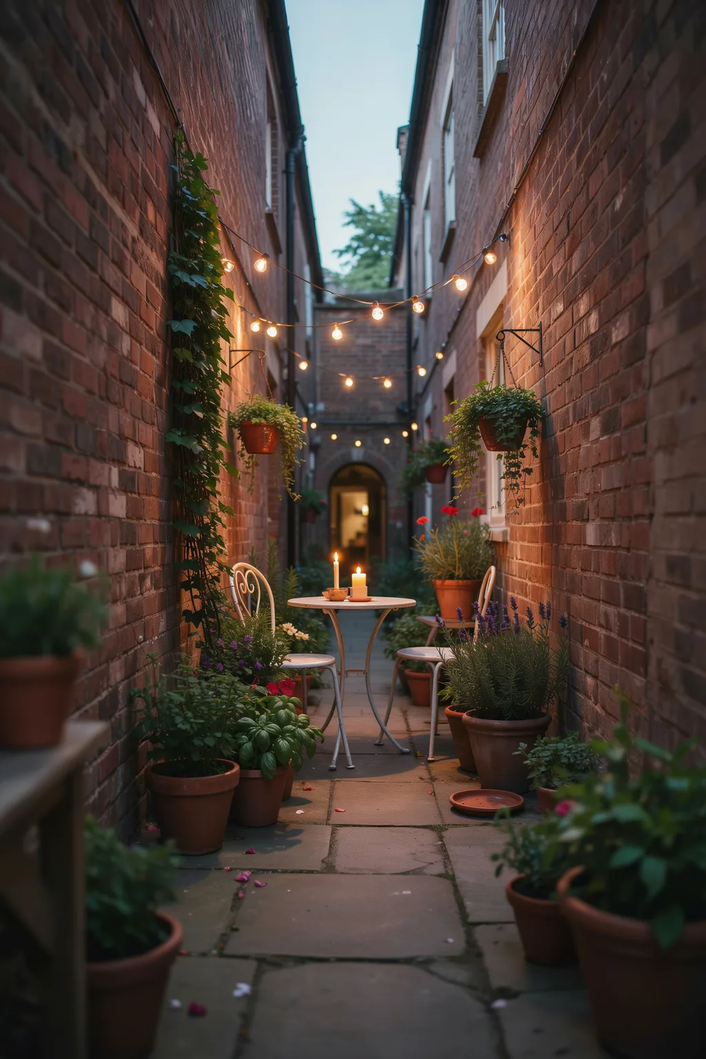 Turn A Narrow Alley Into A Herb Garden