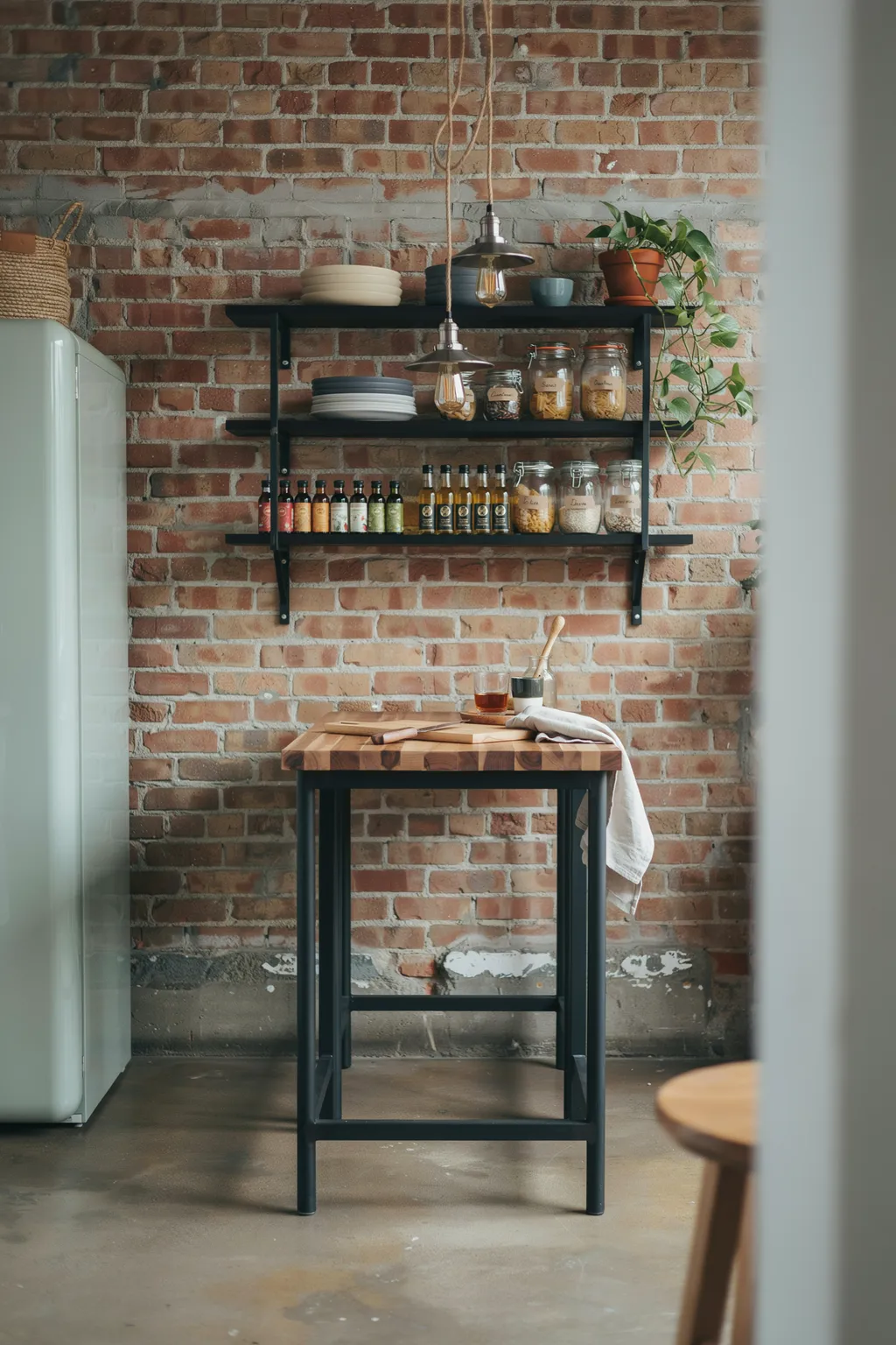 Industrial Edge For A Small Cook Space