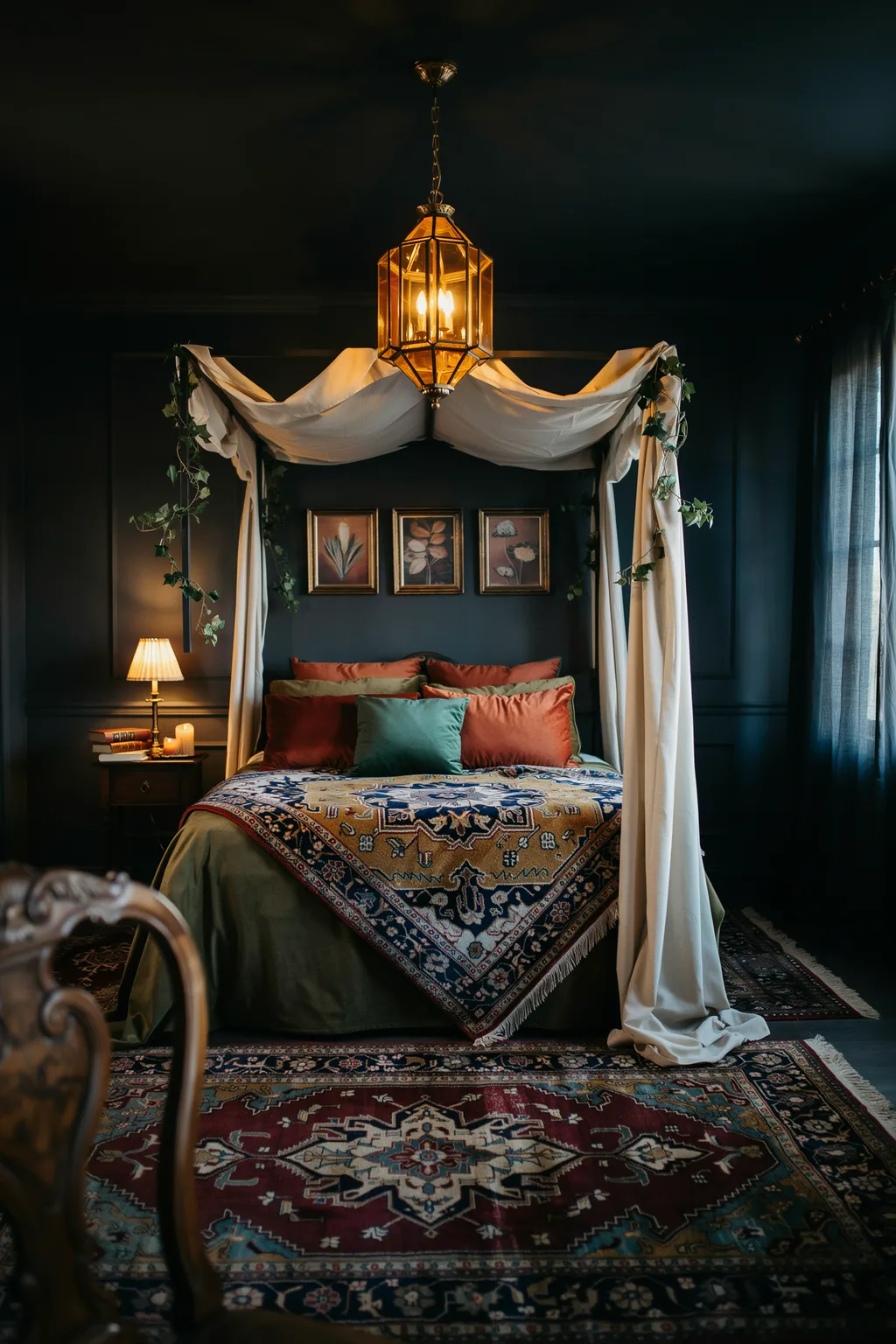 Statement Lantern Romantic Bedroom Glow Idea
