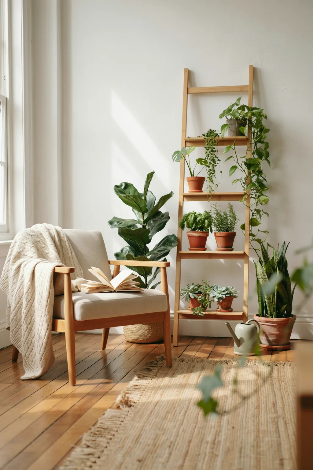 Turn a Corner Into an Indoor Garden