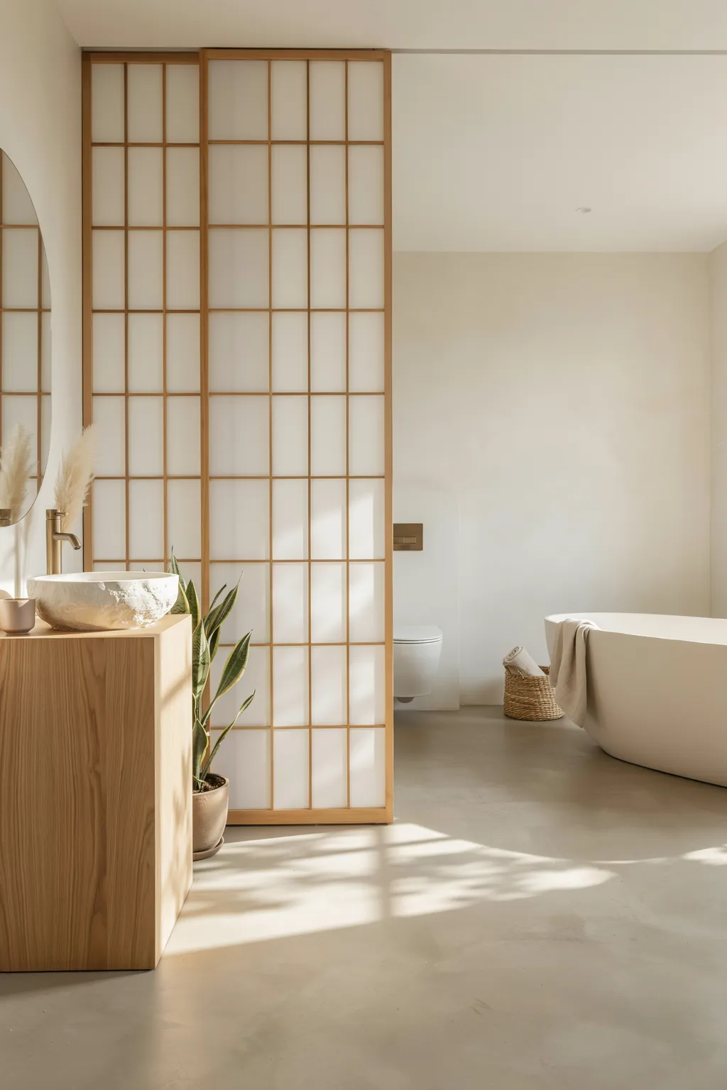 Shoji Screens For Soft Light