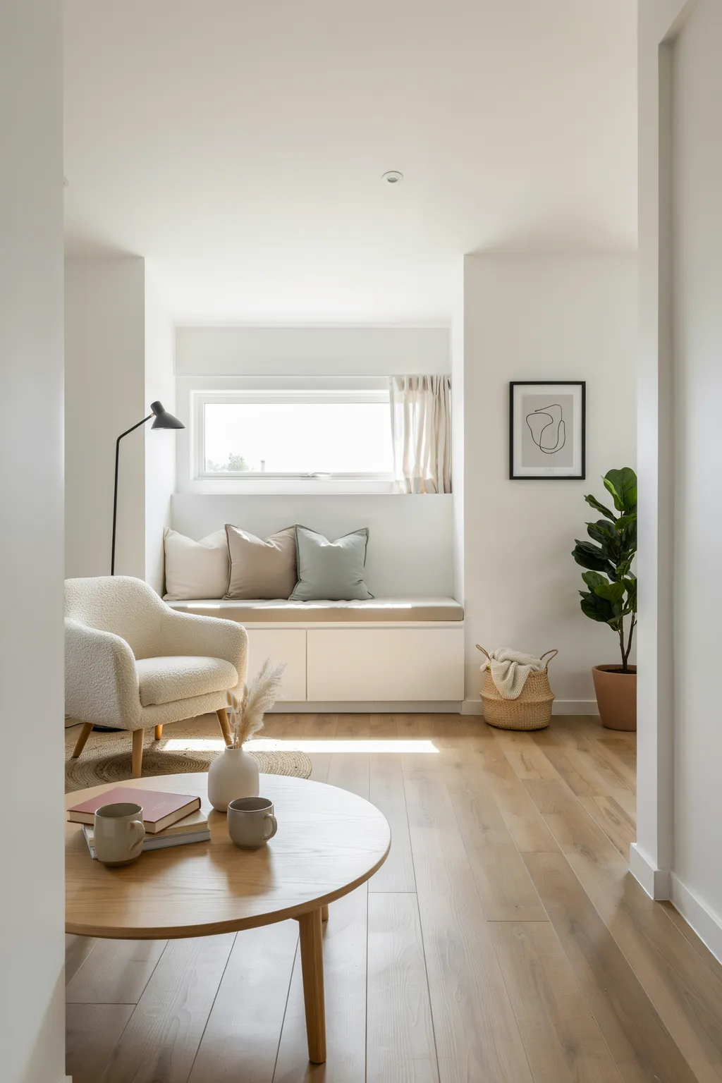 Build Built-In Bench Storage Under Window Frames
