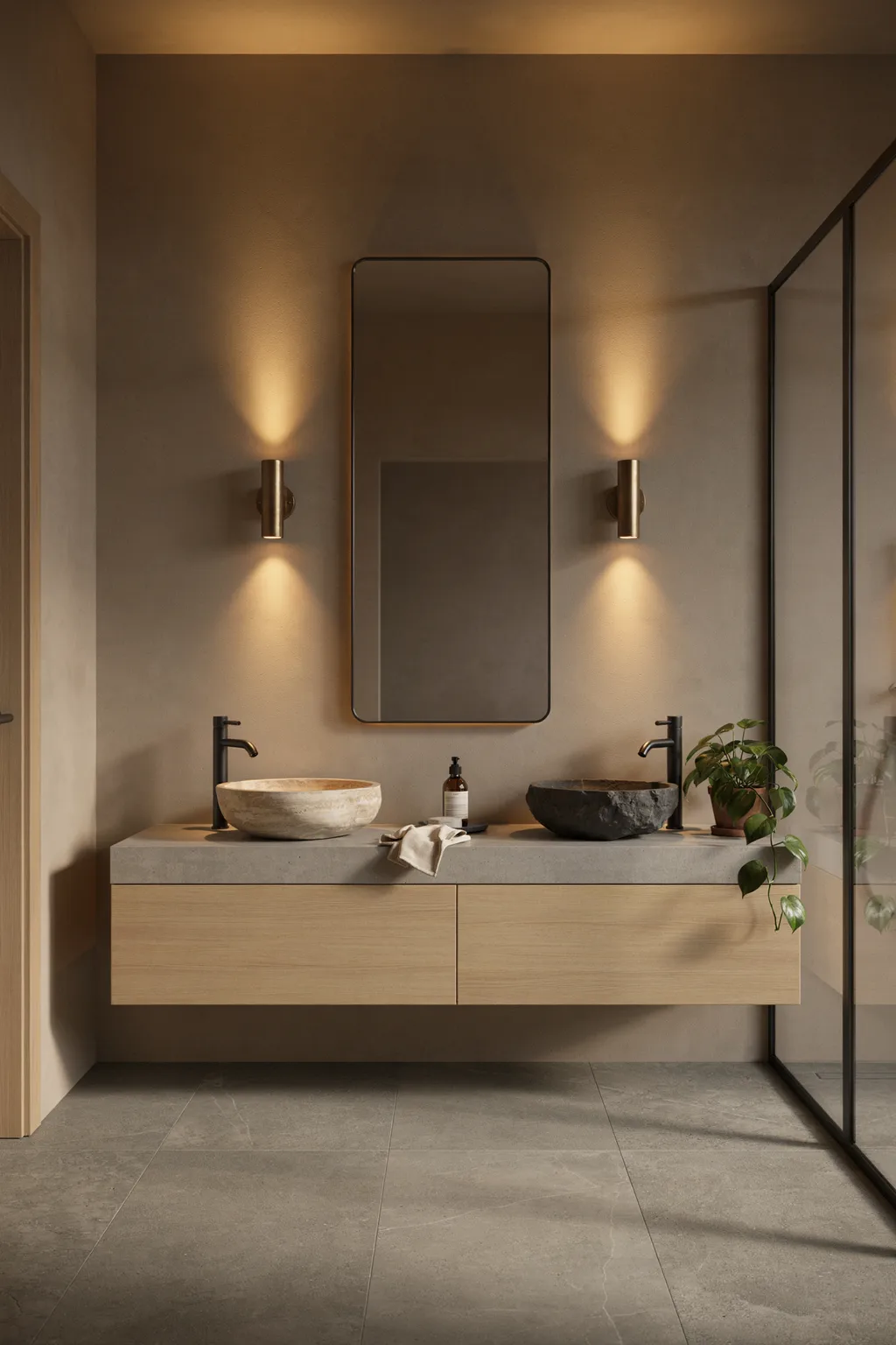 Vertical Sconce Vanity Lighting
