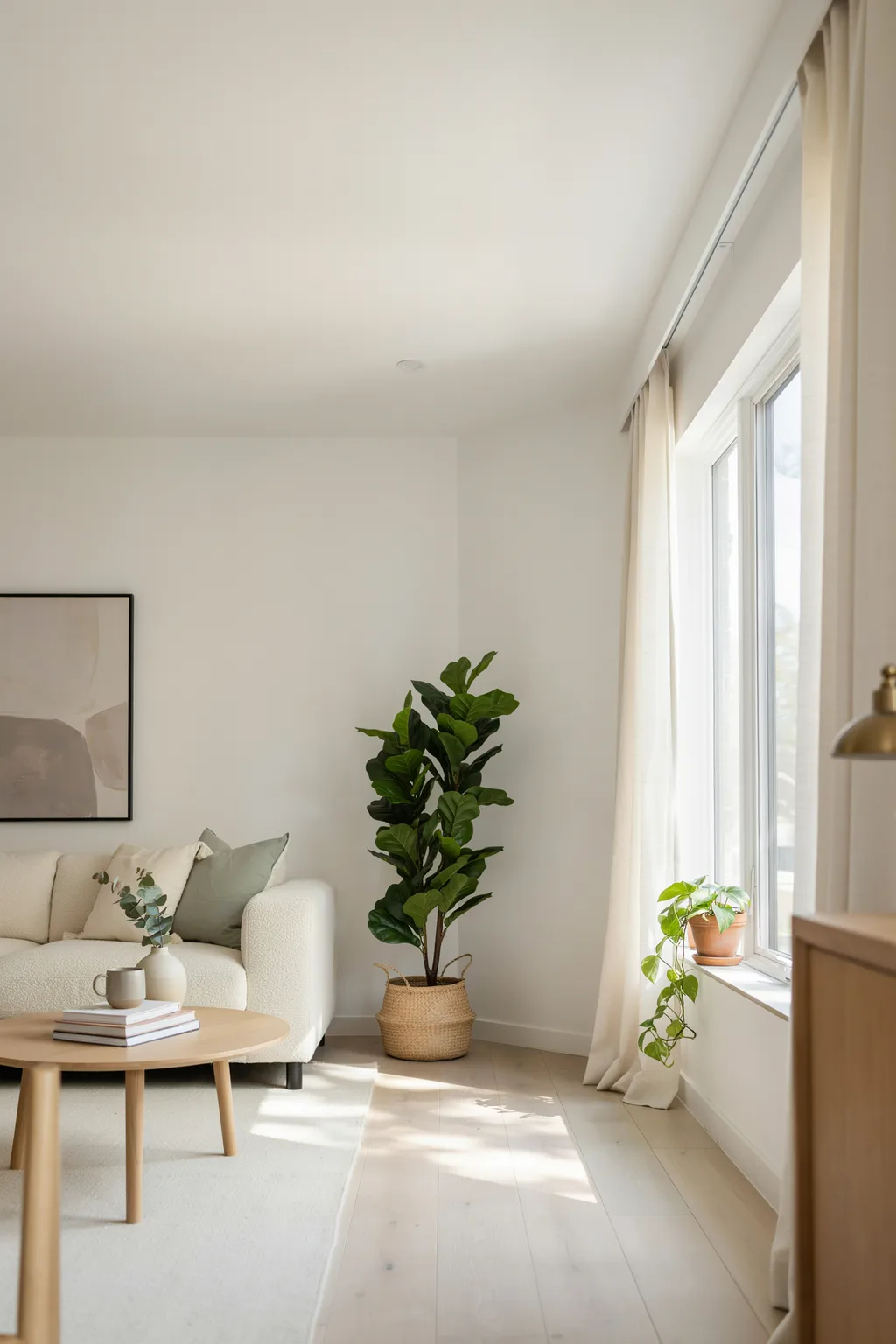 Tuck a Tall Leafy Plant Into an Empty Corner
