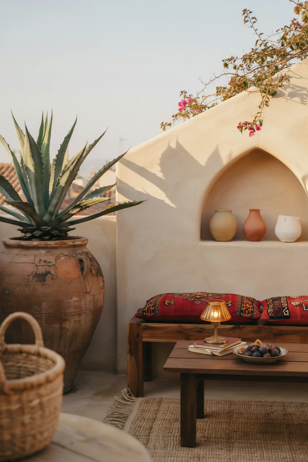 Rustic Earthy Balcony Full of Warmth